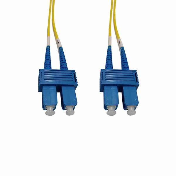 Duplex Singlemode G.657A2 SC/PC-SC/PC Fiber Optic Cord Lg 2m