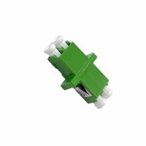 LCAPC Duplex Single-mode Green Adapter - Ceramic Ferrule