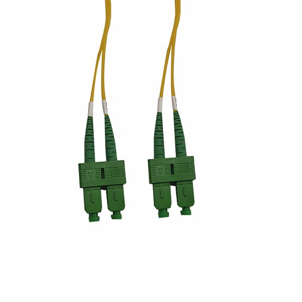 Duplex Monomode G.657A2 SC/APC-SC/APC Fiber Optic Cable 20m