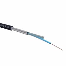 12-core free structure 250µm OM3 Ext PE armored black cable/m
