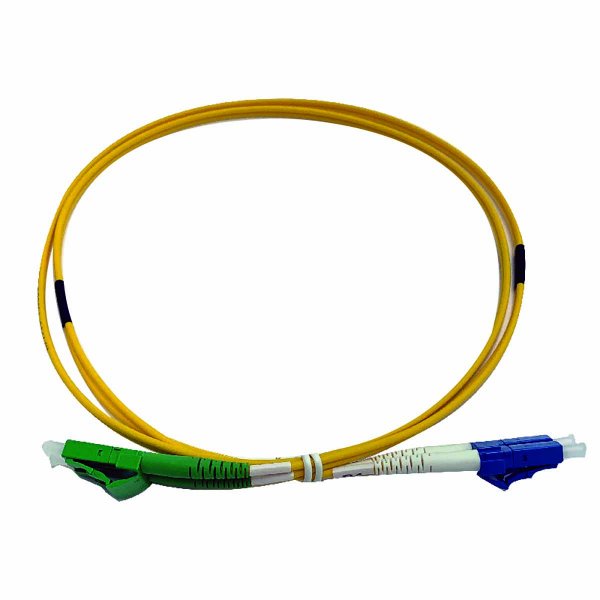 Duplex single mode optical fiber cord G.657A2 LC/APC-LC/PC Length 20m