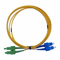 Duplex Single-mode G.657A2 SC/APC-SC/PC Fiber Optic Cable 20m