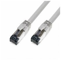 CAT8 Patchcord – S/FTP – RJ45 to RJ45 – AWG24 – LSZH – Grey – 0.5m