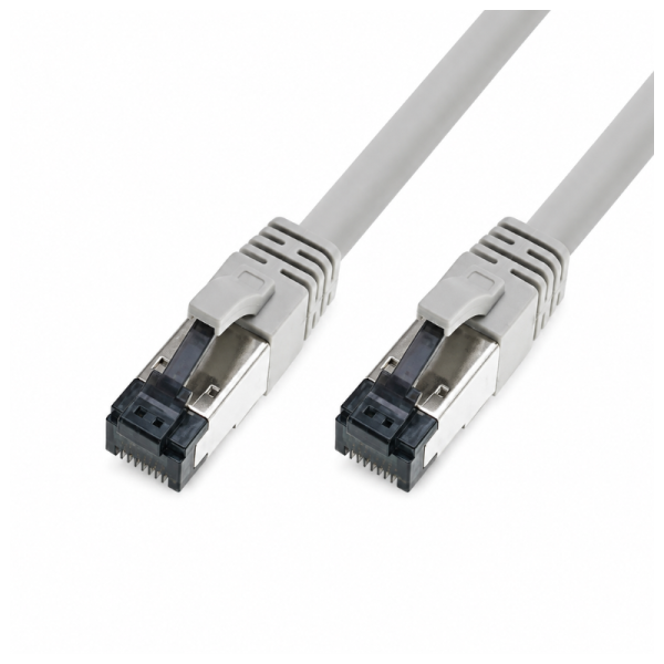 CAT8 Patchcord – S/FTP – RJ45 to RJ45 – AWG24 – LSZH – Grey – 5m