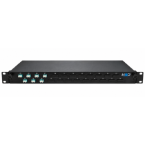 Sliding 19” Patch Panel 1U – 24 LC/UPC Duplex Multimode with 3 LC Duplex Traverses
