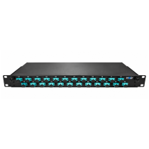 Sliding 19″ Patch Panel - 1U SM 48 Way 6 SX SC/UPC Transits