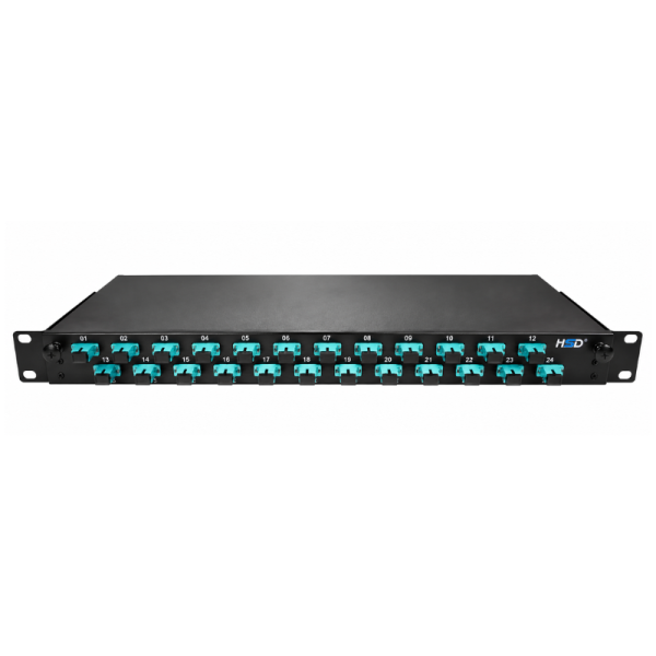 Sliding 19" Patch Panel - 1U SM 48 Way 6 SX SC/UPC Transits