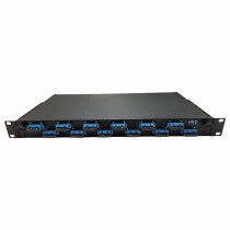 Sliding 1U 19″ Drawer with 12 SCU DX Multimode Trays