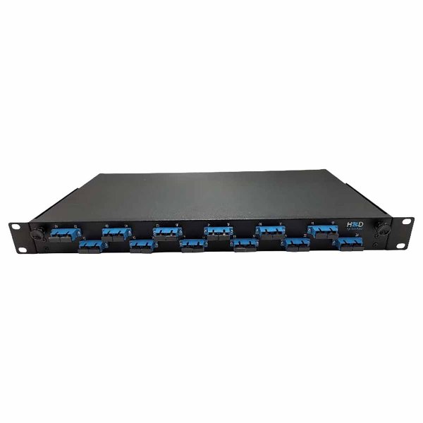 Sliding 1U 19" Drawer with 12 SCU DX Multimode Trays