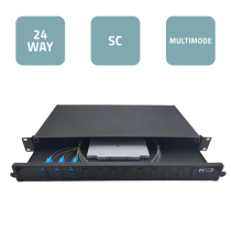 Sliding 19” Patch Panel 1U – 12 SC/UPC Duplex G.657A2