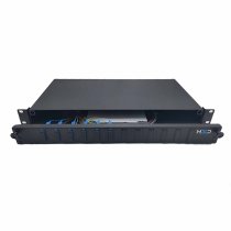 Sliding 19″ drawer 1U 12 SCU DX G.657A2 equipped with 6 SCU DX 12 pigtails traversing