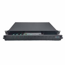 Sliding 19″ Drawer 1U 12 SC Duplex OM4 equipped with 6 SC Duplex 12 pigtails