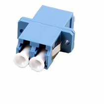 Monomode LC duplex traversing - blue - ceramic ferrule