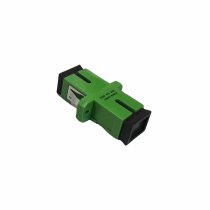 SCAPC Singlemode Green Simplex Through Connector - Ceramic Ferrule