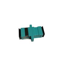 SC simplex multimode aqua ferrule ceramic bushing