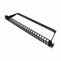 RJ45 Patch Panel 48 Port 1U Empty Black UPTEC