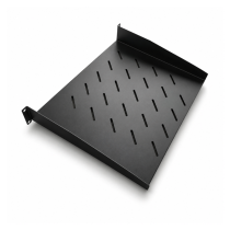 Shelf – 19″ – 2U – 400mm Deep – Black – 25kg