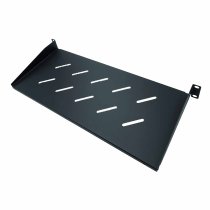 Shelf 19″ 1U black - Depth 200mm - Load 20Kg