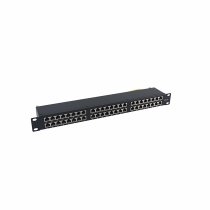 RJ45 Patch Panel 48-Port 1U Equipped CAT6 STP HSD