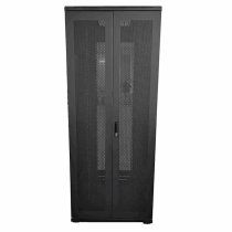 19″ 42U 800x1000 Double Perforated Front & Rear Doors Network Rack Black