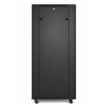 UPTEC 19" Network Rack – 42U – 800 x 1000mm – Double Perforated Doors – Black