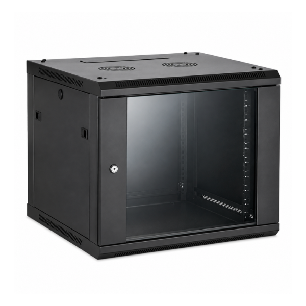 UPTEC 19" Wall Mount Cabinet – 9U – 600 x 450mm – Removable Panels