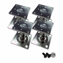 Set of 4 adjustable feet 25cm for base 8063335 & 8063342