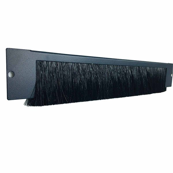 Brush cable entry for cabinet roof