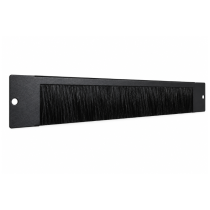 UPTEC Brush Cable Entry for Cabinet Roof – 340 x 65mm - Black