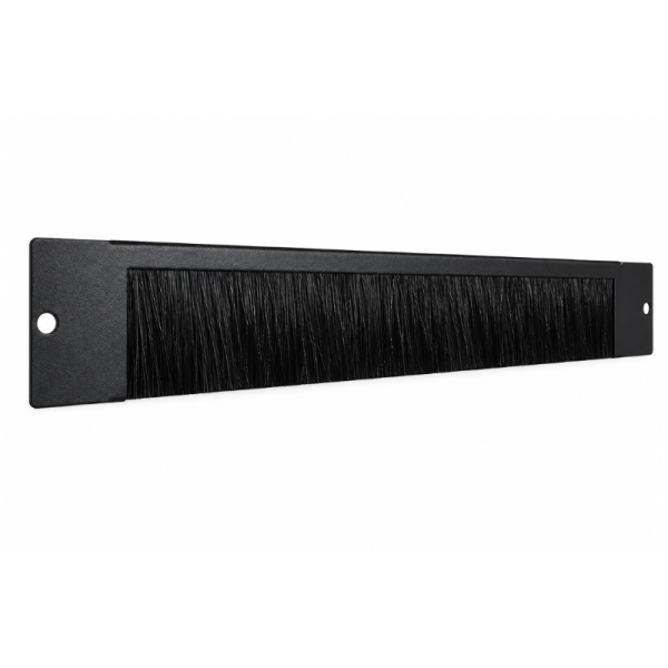 UPTEC Brush Cable Entry for Cabinet Roof – 340 x 65mm - Black