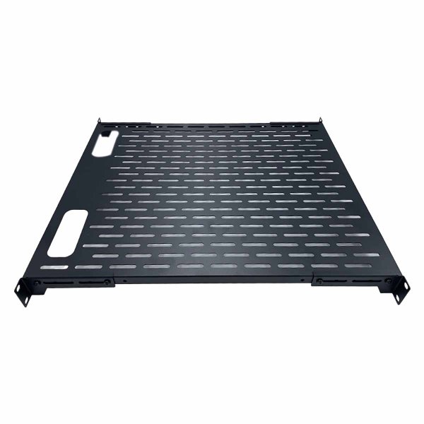 Shelf 19" 1U P450 adjustable 280 to 490mm Load 60Kg