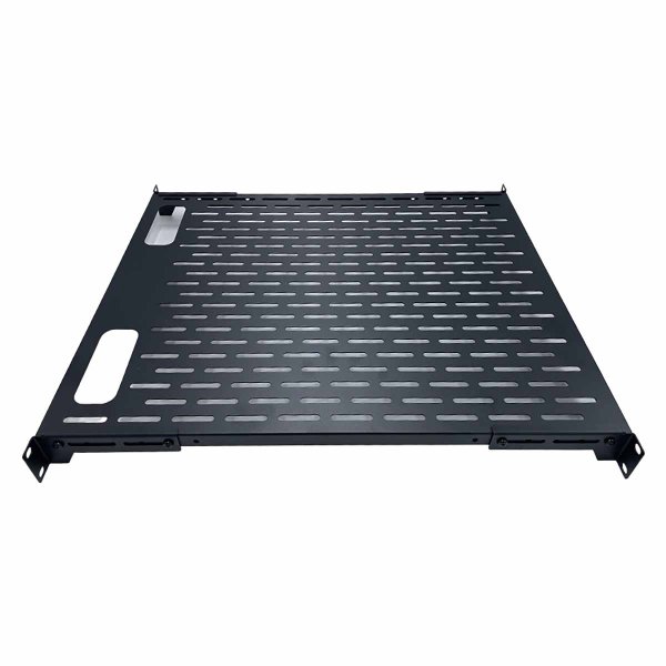 Shelf 19" 1U P550 adjustable 350 to 700mm Load 60Kg
