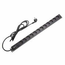 Vertical PDU 12 outlets 2P+T with light indicator Lg 3m