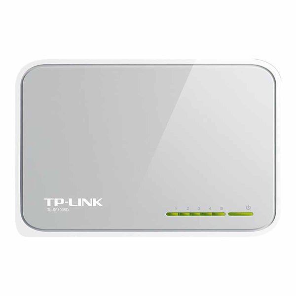 TP-LINK - 5-Port Desktop 10/100Mbps Switch - TL-SF1005D