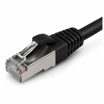 CAT6A Patchcord – U/UTP – RJ45 to RJ45 – AWG28 – Small OD – Black – 2.1m
