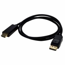 DisplayPort 1.4M to HDMI 2.0M AWG32 Black Cable Length 2m