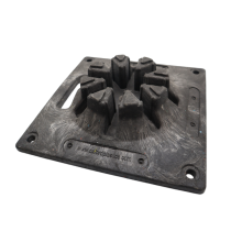 Safegate Pedestrian Barrier Base (Feet) - Black