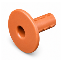 Plastic Hole Tidy Brown - Pack of 50