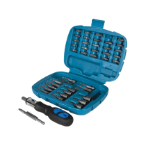 Ratchet Screwdriver Bit & Socket Set - 45 Pieces