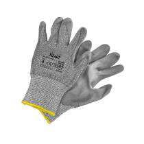 Cut Resistant PU Coated Work Gloves - Size M
