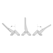 MAFI Vertical Tower Leg Offset Kit - Small Parent - Short Brackets 3612