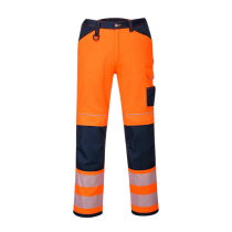 Portwest PW340 PW3 Orange Polycotton Hi Vis Work Trousers - Various Sizes Available