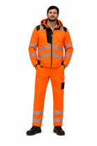 Portwest PW340 PW3 Orange Polycotton Hi Vis Work Trousers - Various Sizes Available