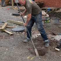 Mushroom Head Digging Bar – 1800mm