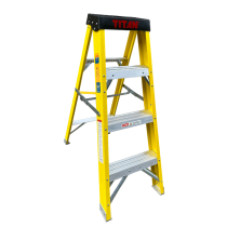 Titan Fibreglass Swingback Step Ladder 4 Tread TNGFHS4