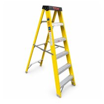 Titan Fibreglass Swingback Step Ladder 6 Tread TNGFHS6