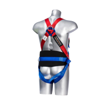 Portwest - 3 Point Comfort Safety Harness - Red