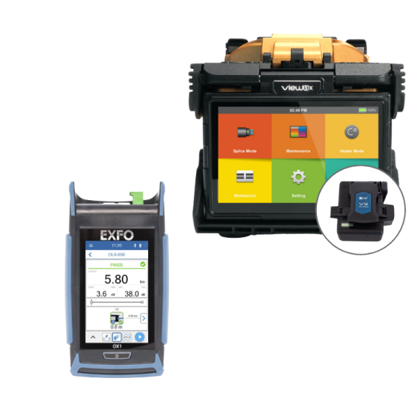 EXFO OX1-PRO-M-88-00 & INNO Fusion Splicer View 5X Core Alignment Bundle