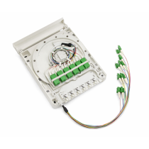 eline® Floor Box Reel (Pre-cabled with 12F LC/APC Cable 20m & 12 LC/APC Adaptors)