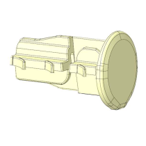 Wall plug for discrete cable